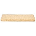 vidaXL Tapis d'escalier 10 Pièces 65x21x4 cm Marron