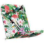 vidaXL Coussins de chaise adirondack lot de 2 multicolore tissu oxford