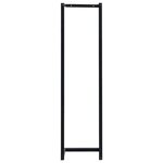 vidaXL Porte-serviette Noir 25x20x95 cm Fer