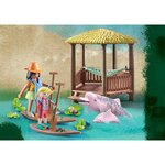 PLAYMOBIL 71143 - Wiltopia Paddles et dauphins roses