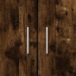 vidaXL Bibliothèque chêne fumé 82 5x30 5x115 cm bois d'ingénierie