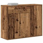 vidaXL Buffet vieux bois 88x30x70 cm bois d'ingénierie