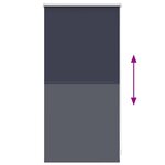 Store enrouleur occultant bleu 40 x 100 cm