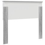 vidaXL Tête de lit Gris Sonoma 100 cm Bois d'ingénierie