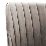 vidaXL Chaises à manger lot de 6 gris clair velours