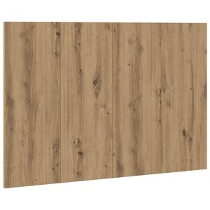 vidaXL Tête de lit chêne artisanal 120x1 5x80 cm bois d'ingénierie