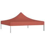 vidaXL Toit de tente de réception 3x3 m Terre cuite 270 g/m²