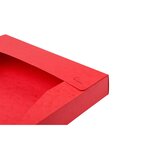 Boite De Classement Cartobox Dos 40mm Carte Lustrée - A4 - Rouge - X 10 - Exacompta