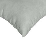 vidaXL Coussins de canapé 2 Pièces Gris clair 80 x 80 cm