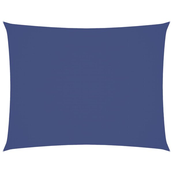 vidaXL Voile de parasol tissu oxford rectangulaire 3x4 5 m bleu