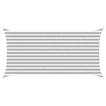 vidaXL Voile d'ombre Gris clair et blanc 4 x 2 m