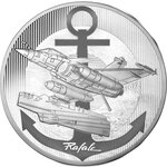Pièce de monnaie 10 euro France 2022 argent BE – Rafale