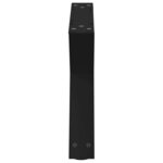 vidaXL Pieds de table basse 2 pièces Noir 60 x (30-31 3) cm Acier