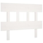 vidaXL Tête de lit Blanc 103 5x3x81 cm Bois massif de pin