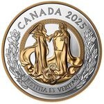 Pièce de monnaie en Argent 20 Dollars g 31.39 Millésime 2025 ALLEGORIES OF JUSTICE AND TRUTH