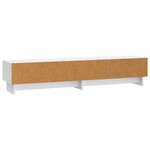vidaXL Meuble TV Blanc 147 x 34 5 x 30 cm Bois d'ingénierie