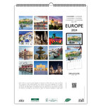 Calendrier Mural déco 29x39  cm - 2025 - Europe - Draeger