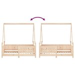 vidaXL Cadre de lit pour enfant 70x140 cm bois de pin massif