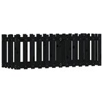 vidaXL Lit surélevé de jardin design de clôture 150x50x50cm pin massif