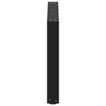 vidaXL Pieds de table basse en U  2 pièces  noir  60 x (42-43) cm  acier