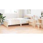 vidaXL Tapis Crème 90 x 90 cm Polypropylène