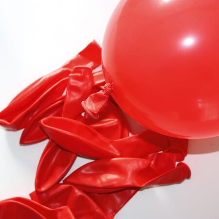 Ballons de baudruche gonflables Rouge 10 pièces