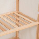vidaXL Garde-robe à 3 niveaux 79 x 40 x 170 cm