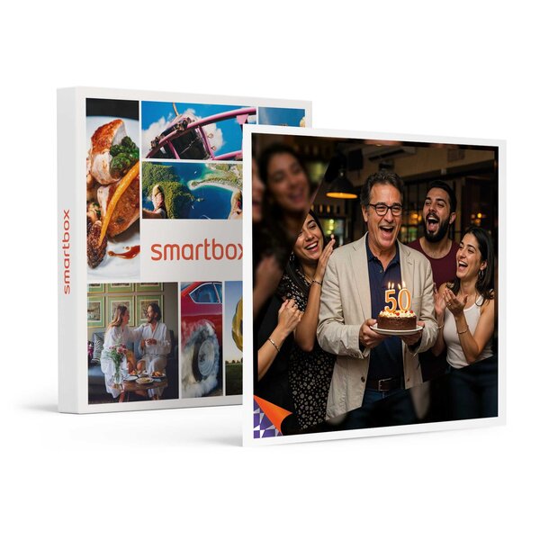 SMARTBOX - Coffret Cadeau Joyeux anniversaire ! Pour les 50 ans d'un homme -  Multi-thèmes