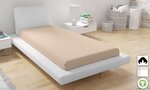 Drap housse en coton bio 140 x 200 cm - Rose