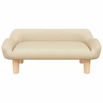 vidaXL Canapé pour enfants crème 70x40x24 cm tissu
