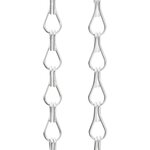 vidaXL Moustiquaire de porte à chaîne 56x186 cm aluminium