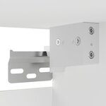 vidaXL Meubles TV muraux 4 Pièces Blanc 30 5x30x30 cm