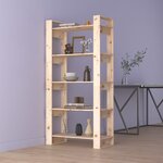 vidaXL Bibliothèque/Séparateur de pièce 80x35x160 cm Bois massif