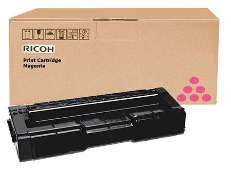 Toner laser magenta pour imprimante laser - capacité 2500 pages ricoh