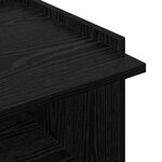 vidaXL Table basse Chêne noir 50 5 x 50 x 33 cm Bois d'ingénierie