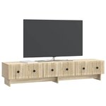 vidaXL Meuble TV 147 x 34 5 x 30 cm Chêne Sonoma Bois d'ingénierie