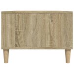 vidaXL Table basse Chêne sonoma 90x50x36 5 cm Bois d'ingénierie