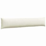 vidaXL Coussins de canapé 2 Pièces Crème 200 x 40 cm