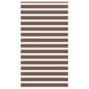 vidaXL Store zèbre marron 130x230cm largeur du tissu 125 9cm polyester