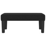 vidaXL Banc Noir 70x30x30 cm Tissu