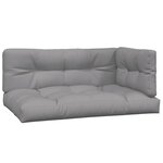 vidaXL Salon palette de jardin avec coussins 4Pièces bois d'acacia massif