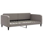 vidaXL Lit de repos taupe 100x200 cm tissu