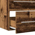 vidaXL Meuble de Lavabo de Salle de Bain Bois ancien 80 x 38.5 x 48 cm