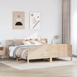 vidaXL Cadre de lit sans matelas 180x200 cm bois massif de pin