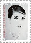 Timbre - Maria Callas (1923-1977) - Lettre internationale