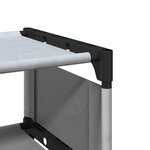 vidaXL Étagère à chaussures 10 niveaux 54x28x158 cm tissu non-tissé