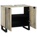 vidaXL Armoire d'évier avec étagère avec stockage mno 62 x 33 x 58 cm