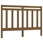 vidaXL Tête de lit Marron miel 141x4x100 cm Bois massif de pin