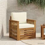 vidaXL Sofa de milieu extérieur Naturel