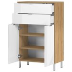 Germania commode gw-mauresa 34x60x97 cm blanc
